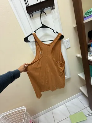 Free People Movement for oversized Brown Tank Top thumbnail 4
