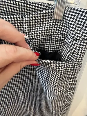 Old Navy Pixie Mid Rise Checkered Pants Size 8 thumbnail 5