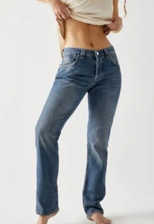 Free People Curvy Siren Low Rise Straight Leg Jeans women’s size 26 thumbnail 3