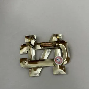 Interlocking NC Logo Brooch Pin/ Pendant Two Tone Gold Silver Vintage NCAA UNC thumbnail 2