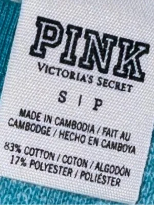 Victoria’s Secret pink blue crewneck sweatshirt crew sweater thumbnail 3