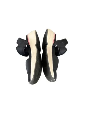 ZARA Platform Wedge Sandals Womens 8 Black Espadrille Summer thumbnail 2