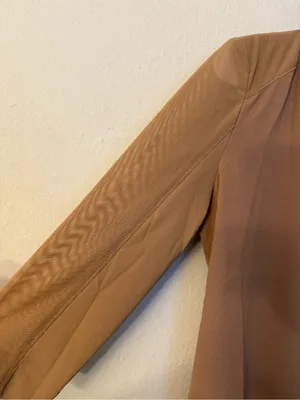 Lightweight Brown Draped Open thumbnail 2