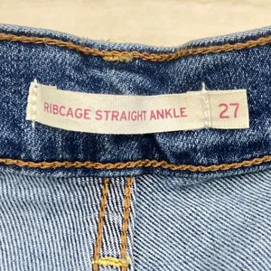Levis Ribcage Straight Ankle Jeans Womens 27 Blue High Rise Denim A36 thumbnail 3