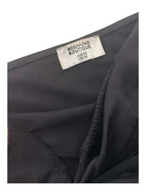 Beginning Boutique Strapless Satin Black Maxi Dress thumbnail 4