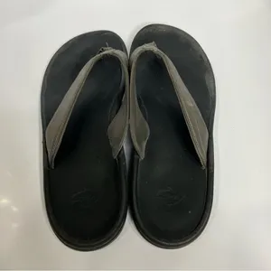 Olukai OHana flip flop sandals silver women’s size‎ 10 casual beach summer thumbnail 6