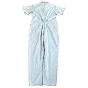 NWT Steve Madden Eira Denim Jumpsuit Stone Wash Blue Size XS Retail $129.00 thumbnail 11