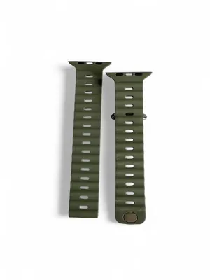 NWOT Olive Green Silicone Watch Band Compatible With Apple Watch Ultra thumbnail 6
