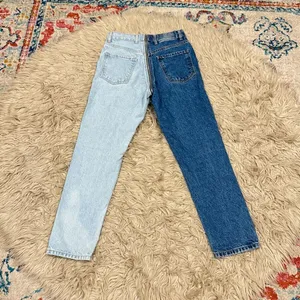 Revice Yin Yang Tokyo Wash Crops Full Zip 2 Toned Jeans Size 26 thumbnail 8