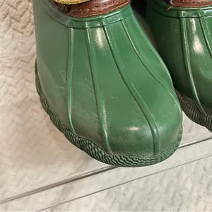 Steve Madden Women's Green Ankle‎ Rain Duck Boots size 7 Preppy thumbnail 12