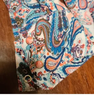 Wrangler Paisley Pearl Snap Shirt thumbnail 3