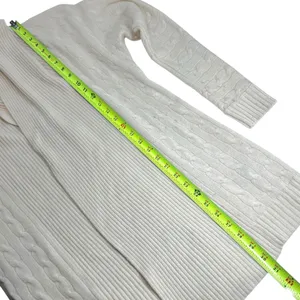 Ralph Lauren Black Label Circle Cable Knit Cardigan 100% Cashmere thumbnail 11