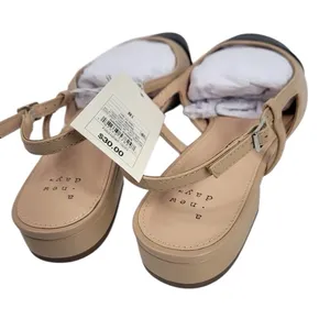 A New Day Maxine Women’s 8.5 Tan Black Cap Toe Slingback Flats thumbnail 5