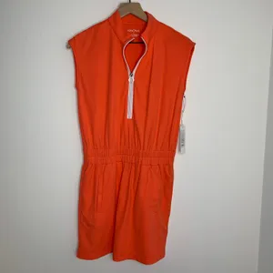 Kinona Fall Ball Womens Golf Dress Orange New Small Golfing One Piece thumbnail 2