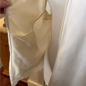 CALIA by Carrie Underwood Sleeveless Hooded Zip Vest in Ivory Cream thumbnail 3