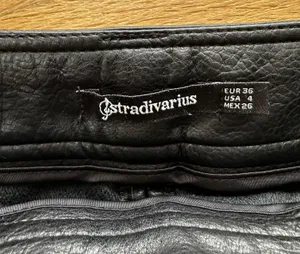 Stradivarius ASOS Faux Leather Mini Skirt thumbnail 4