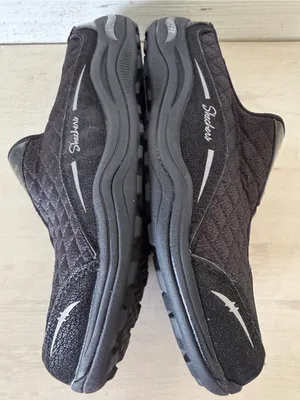 Skechers Air Cooled Slip On Sneakers Womens Black Size 7 Arch Fit Relax Fit NEW thumbnail 2