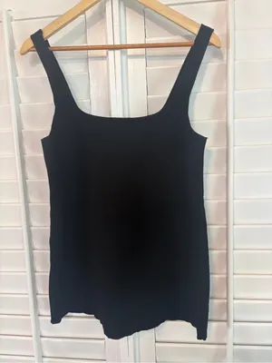 Zara Black‎ Mini Dress Size Small Black thumbnail 2