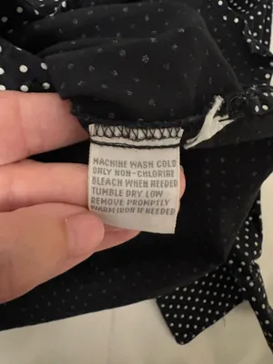Black Polka Dot Button-Up Shirt thumbnail 9