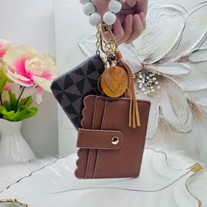 Mama Double Joy Wallet Wristlet Style D Brown thumbnail 2