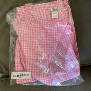 NWT Country Store Pink Gingham Capris | Size: Large thumbnail 5