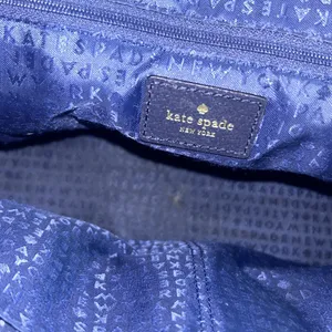 Kate Spade Navy and Cream Satchel with Structured Design thumbnail 7