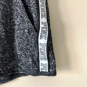 PINK VS | Speckled Black Lounge Shorts Sz L thumbnail 3