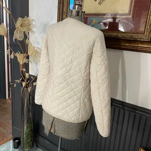 J.Crew Signature Puffer Lady Jacket Dusty Ivory Quilted PrimaLoft Sz 6 🧡🎀 thumbnail 12