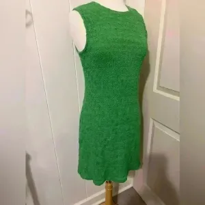 Anthropologie $128 Porridge Clothing Green Textured Knit Mini Dress St Patrick’s thumbnail 5