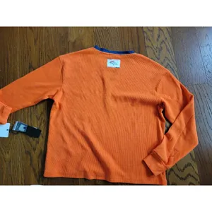Denver Broncos WEAR by Erin Andrews Woman's Henley Long Sleeve T-shirt B5 thumbnail 4