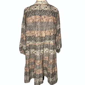 Natural Life Tiered Cotton Boho Hippie Dress Large‎ Lightweight Sustainable NWOT thumbnail 4