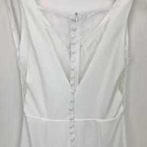 Lulus Extraordinary Romance White Button Back Mermaid Maxi Dress Formal S NWT thumbnail 12