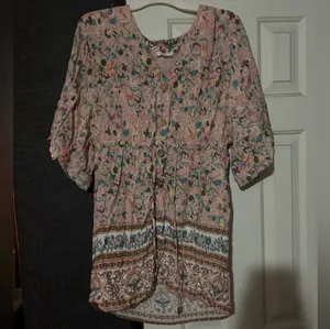 Entro Floral Boho Dress thumbnail 2