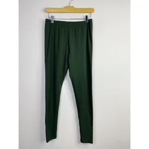 J Jill Pima Cotton Ankle Leggings Deep Olive Fall Winter Pants Neutral S New NWT thumbnail 2