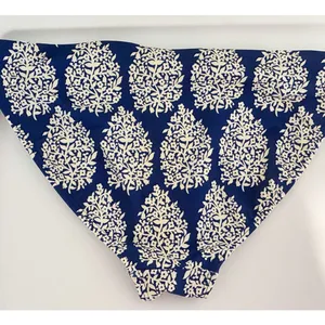 Boden Womens Bikini Swim Bottom Navy Cream Pattern Sz US 8 thumbnail 5