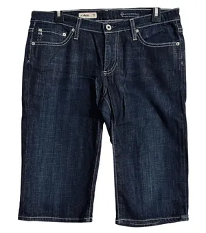 AG Adriano Goldschmied The Malibu Crop Pant Dark Wash Women's Size 30‎ Jeans thumbnail 1