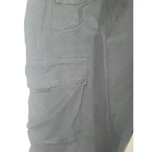 Aeropostale Black Women's Cargo Pants with Drawstring Waist, Size L thumbnail 5