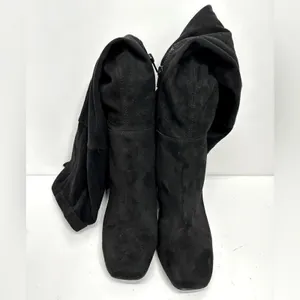 Over the Knee Boots Womens Square Toe‎ Block Heel Size 6.5 thumbnail 5