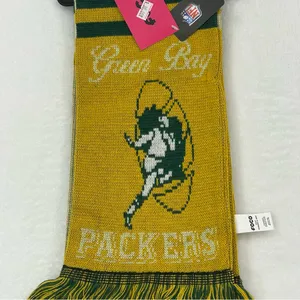 Green Bay GB Packers NFL Football Retro Throwback Team Logo FOCO Scarf Scarve thumbnail 2