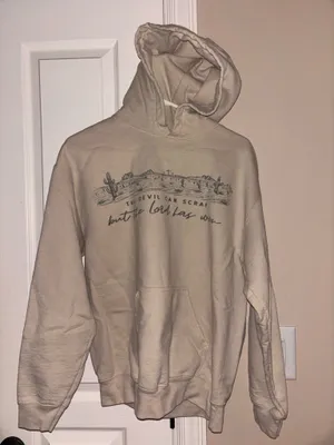 Zach Bryan Sweatshirt Tan Size M thumbnail 1