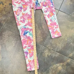 Levi's Watercolor Floral Ankle Length Denim Skinny Legging 31 thumbnail 2