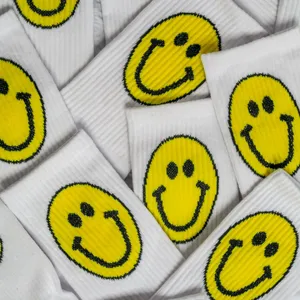 White Smiley Face Socks thumbnail 6