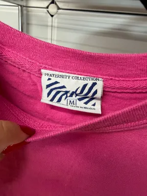 The Fraternity Collection Magenta Pocket Tee  thumbnail 5
