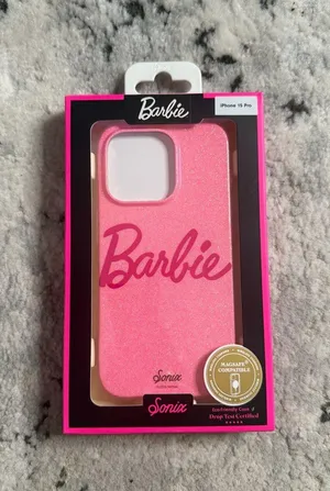 Sonix Barbie Pink Glitter iPhone Case - Hot Pink Script thumbnail 1
