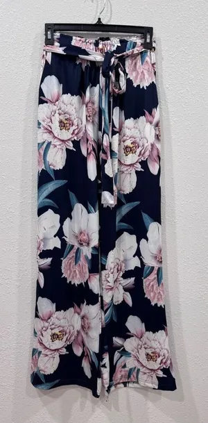 Brovave elastic waist wide leg pants size‎ L thumbnail 1
