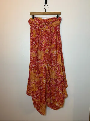 Anthropologie Harem Strapless‎ Jumpsuit thumbnail 2