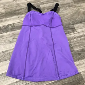 Lululemon Purple Workout Tank Top; size 4 women’s thumbnail 1