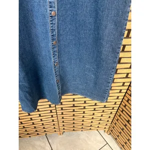 Old‎ Navy Denim Stretch Button Front Tank Dress Size 14 thumbnail 4
