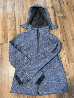 Boeing Hooded Winter Jacket Woman’s Size Small Blue thumbnail 1
