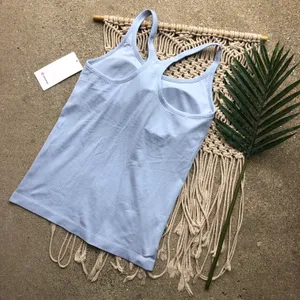 Lululemon NWT Ebb To Street Tank Top Size 12 - Blue Linen thumbnail 6